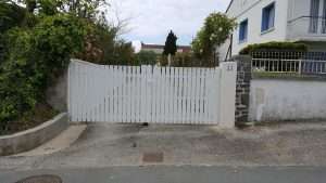 clotout portail pvc ajouré blanc royan saujon médis